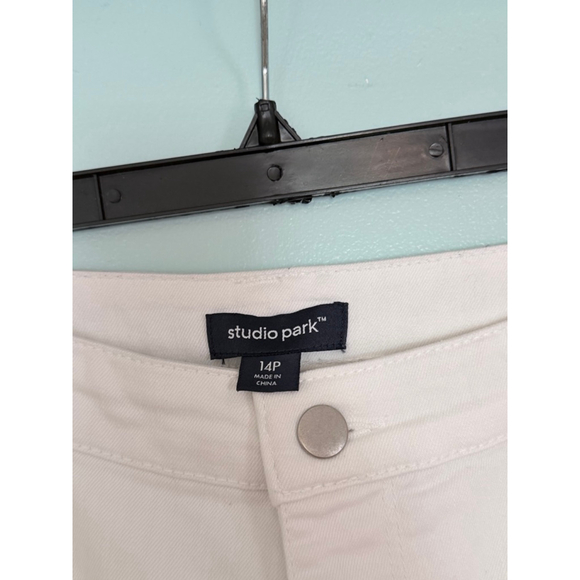 Studio Park Ankle & Cropped Jeans 14P White - Picture 3 of 3